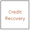 Text Box: Credit Recovery
