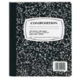 Mead Marble Composition Book, Wide-Ruled, 100 Pages, 7 1/2" x 9 3/4"